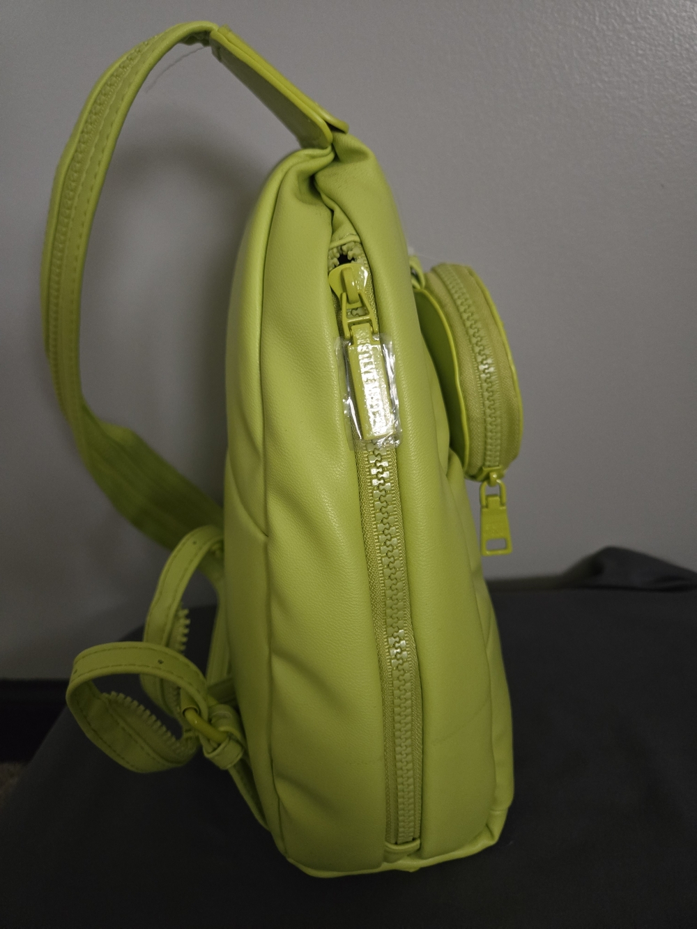 Steve Madden Neon Yellow Sling Backpack - Picture 2 of 6